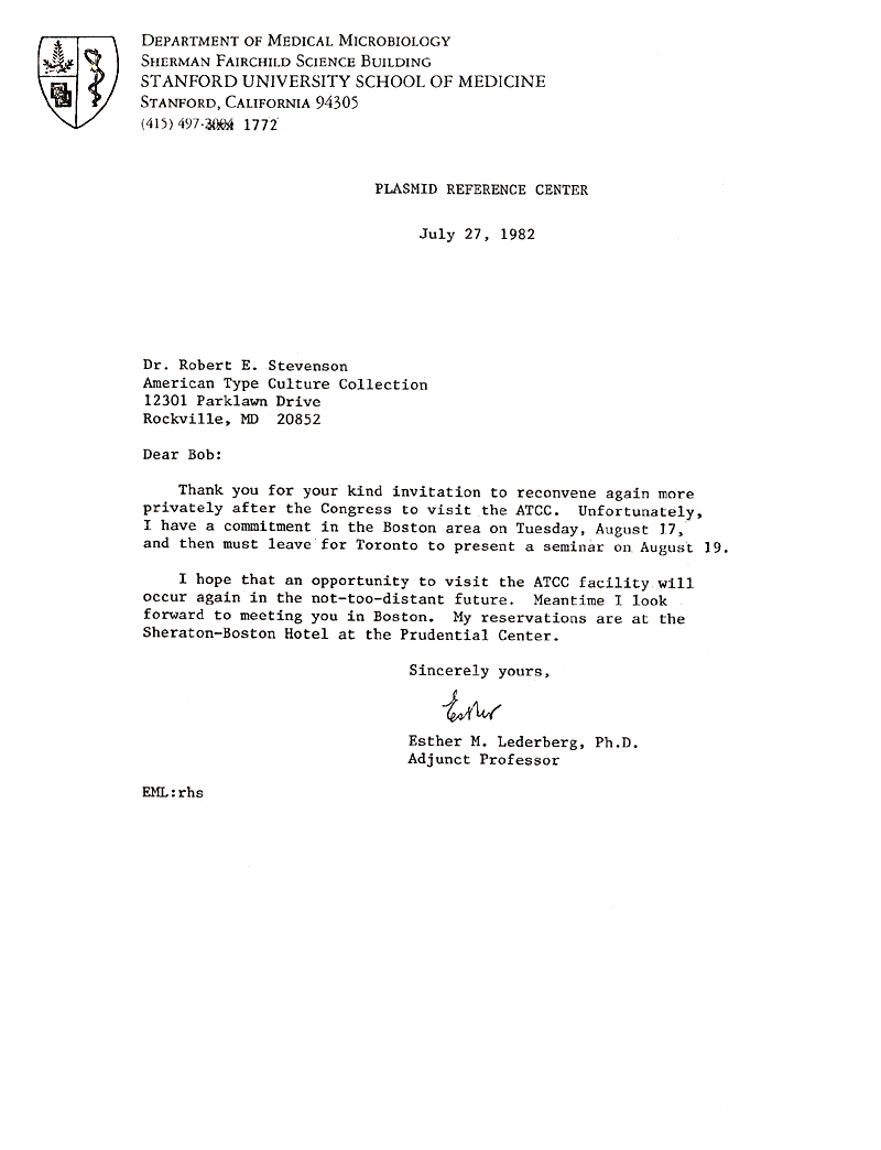 24 EML to Stevenson 7-27-82